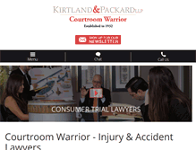 Tablet Screenshot of courtroomwarrior.com
